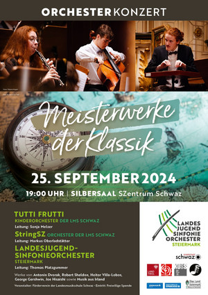 Copyright Land Steiermark, Konservatorium LJSO Meisterwerke der Klassik in Schwaz